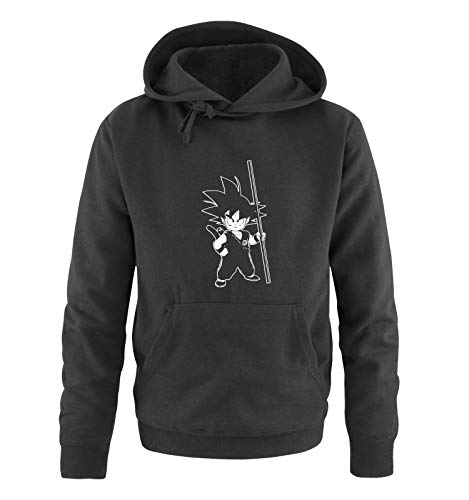 Just Style It - Son Goku - Style1 - Dragonball - Herren Hoodie - Schwarz/Weiss Gr. 3XL von Just Style It