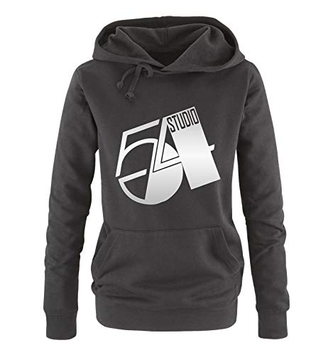 Just Style It - Studio 54 - Damen Hoodie - Schwarz / Silber Gr. XXL von Just Style It