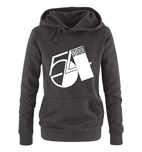 Just Style It - Studio 54 - Damen Hoodie - Schwarz / Weiss Gr. M von Just Style It