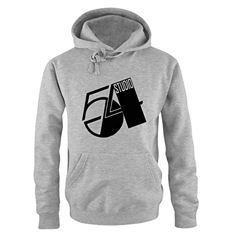 Just Style It - Studio 54 - Herren Hoodie - Grau / Schwarz Gr. L von Just Style It