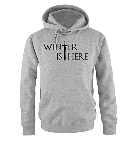 Just Style It - Winter is Here I - Game of Thrones - Herren Hoodie - Grau / Schwarz Gr. XL von Just Style It