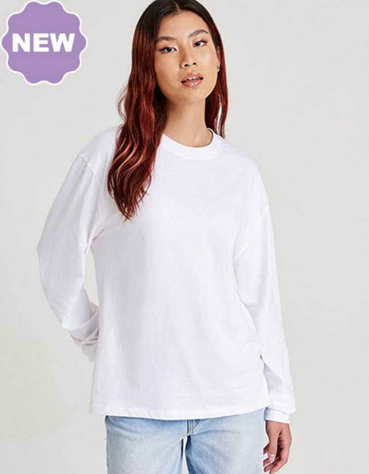 Just Ts Langarmshirt Oversize 100 Long Sleeve T Langarmshirt Damen von Just Ts