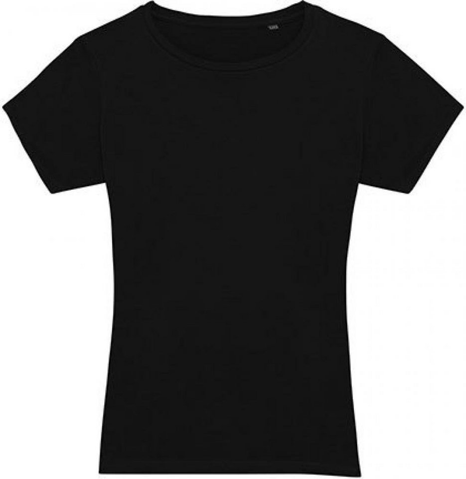 Just Ts Rundhalsshirt Damen Shirt The 100 Girlie T, kurze eingesetzte Ärmel von Just Ts