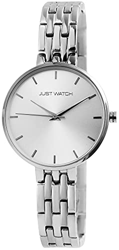 Just Watch Beatrice Damen-Uhr Edelstahl elegant klassisch Analog Quarz JW10109 (silberfarbig) von Just Watch