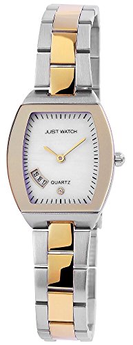 JUST WATCH Damen Analog Quarz Uhr mit Edelstahl Armband JW10031-001 von JUST WATCH