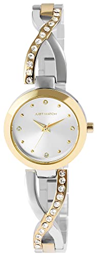 Just Watch Damen-Uhr Relana Edelstahl Hakenverschluss Analog Quarz JW10174 (silberfarbig goldfarbig) von Just Watch