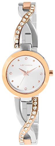 Just Watch Damen-Uhr Relana Edelstahl Hakenverschluss Analog Quarz JW10174 (silberfarbig roségoldfarbig) von Just Watch