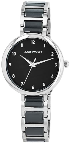 Just Watch Damenuhr Alma mit Edelstahl-Keramikband, Ø 33 mm, 5 ATM Just Watch Damenuhr Alma mit Edelstahl-Keramikband, Ø 33 mm, 5 ATM von Just Watch