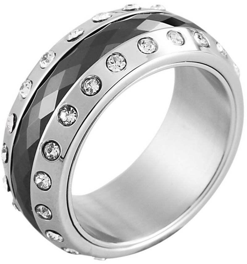 JUST WATCH Fingerring Ogata Edelstahl silber Damen, Damen Ring von JUST WATCH