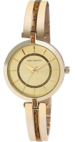 Just Watch Hanni Damen-Uhr Edelstahl Hakenverschluss Analog Quarz JW10191 (goldfarbig) von Just Watch