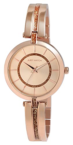 Just Watch Hanni Damen-Uhr Edelstahl Hakenverschluss Analog Quarz JW10191 (roségoldfarbig) von Just Watch