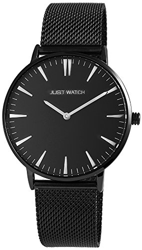 JUST WATCH Unisex-Uhr JW002 Slimline Armbanduhr Analog Quarz JW20004 von JUST WATCH