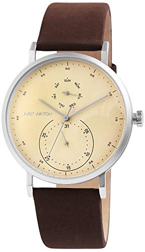 Just Watch Herren-Uhr Echt Leder Multifunktion Datum Analog Quarz JW20110 (braun) von Just Watch