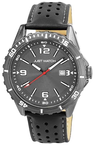 Just Watch Herrenuhr Elwin mit Echt Lederband, 5ATM Just Watch Herrenuhr Elwin mit Echt Lederband, 5ATM von Just Watch