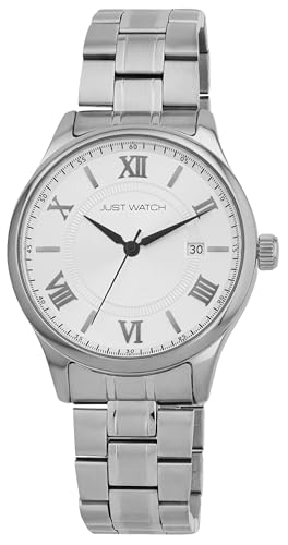 Just Watch Herrenuhr Finn mit Edelstahlband, Ø 41 mm, silberfarben, 5ATM Just Watch Herrenuhr Finn mit Edelstahlband, Ø 41 mm, silberfarben, 5ATM von Just Watch