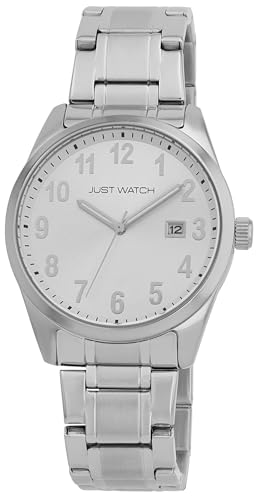 Just Watch Herrenuhr Liam mit Edelstahlband, Ø 42 mm, silberfarben, 5ATM Just Watch Herrenuhr Liam mit Edelstahlband, Ø 42 mm, silberfarben, 5ATM von Just Watch