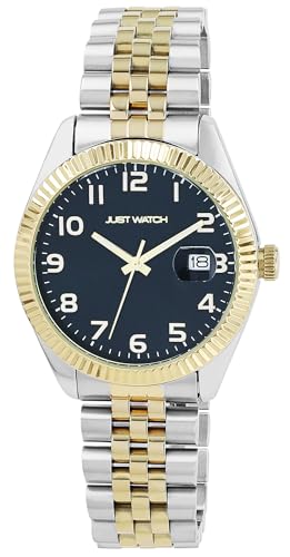 Just Watch Herrenuhr Takumi mit Edelstahl Gliederarmband, Datumsanzeige, Ø 41 mm, 5ATM, dunkelgrün/Bicolor Just Watch Herrenuhr Takumi mit Edelstahl Gliederarmband, Datumsanzeige, Ø 41 mm, 5ATM, dunkelgrün/Bicolor von Just Watch