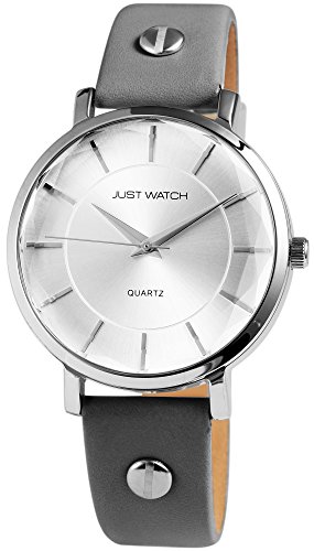 JUST WATCH Katie Damen-Uhr Echt Leder Dornschließe Analog Quarz JW10007 von JUST WATCH