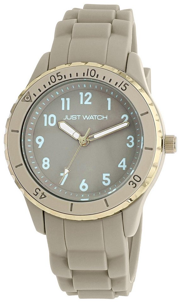 JUST WATCH Quarzuhr JW10254 JUAT WATCH Damenuhr mit Silikonband von JUST WATCH