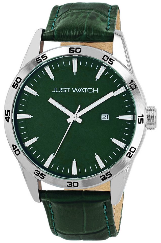 Just Watch Quarzuhr JW20192 mit Echt Lederband, Datumsanzeige, 5ATM, schlicht und Just Watch Quarzuhr JW20192 mit Echt Lederband, Datumsanzeige, 5ATM, schlicht und von Just Watch
