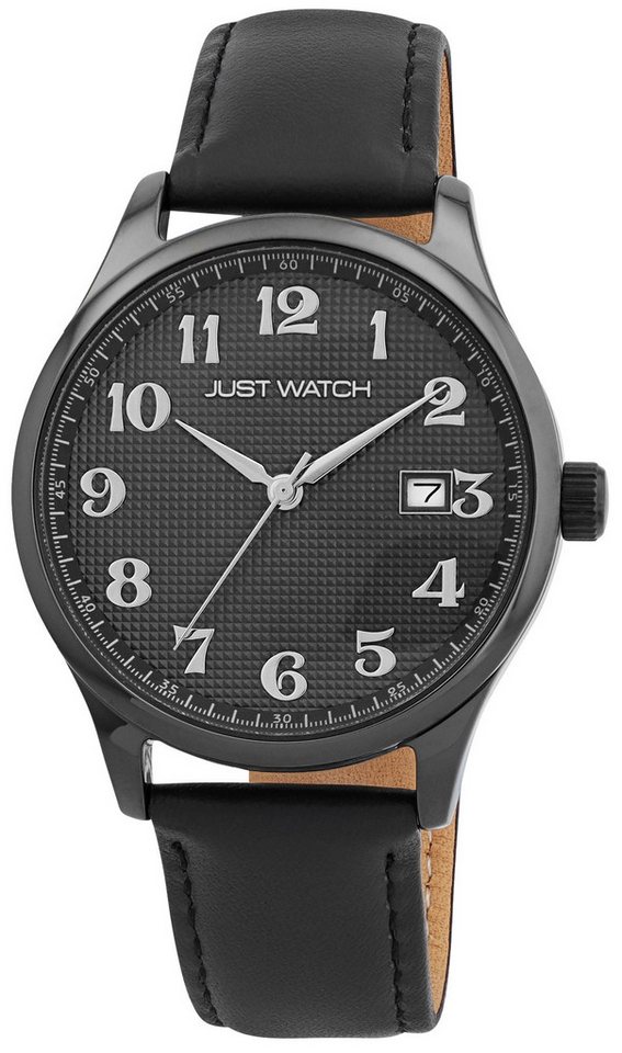 Just Watch Quarzuhr JW20197 Herren Echtlederband Uhr, watch, Basic, 5 ATM, Datum Just Watch Quarzuhr JW20197 Herren Echtlederband Uhr, watch, Basic, 5 ATM, Datum von Just Watch
