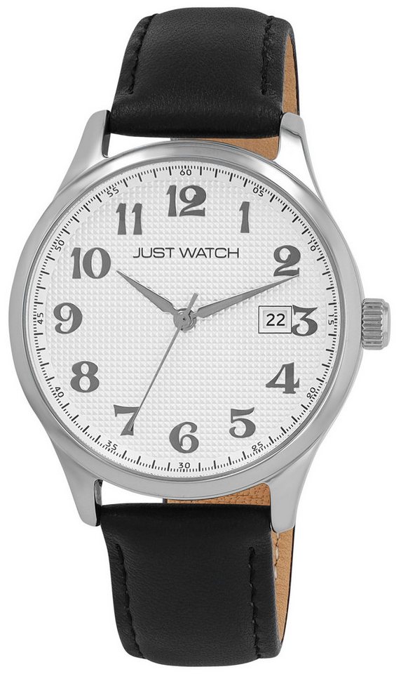 Just Watch Quarzuhr JW20197 Herren Echtlederband Uhr, watch, Basic, 5 ATM, Datum Just Watch Quarzuhr JW20197 Herren Echtlederband Uhr, watch, Basic, 5 ATM, Datum von Just Watch