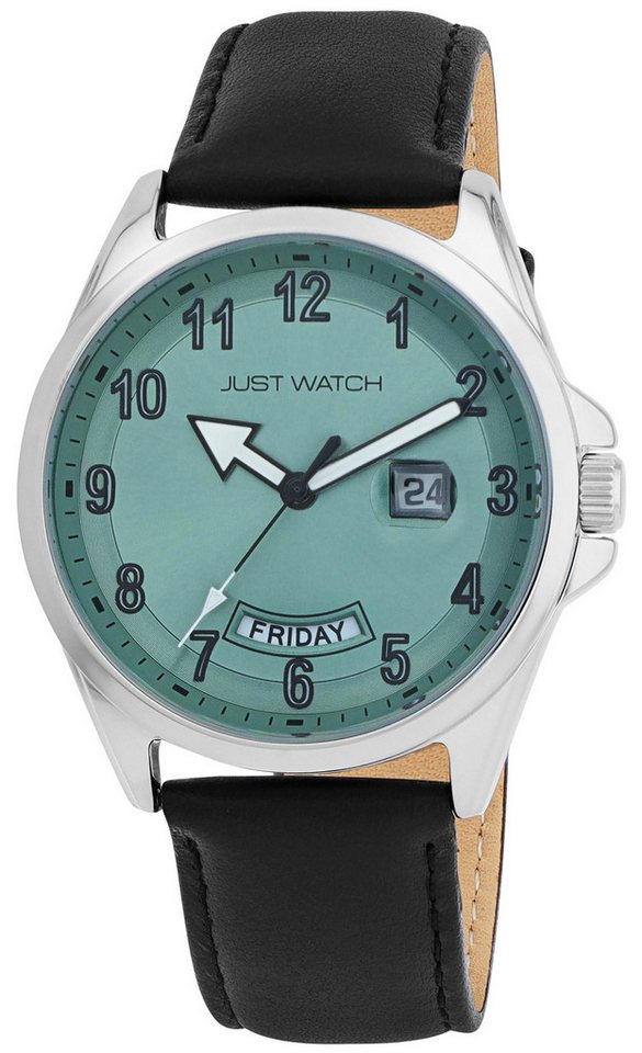 Just Watch Quarzuhr JW20202 mit Echtlederband, 5ATM, Herren, Datum Just Watch Quarzuhr JW20202 mit Echtlederband, 5ATM, Herren, Datum von Just Watch