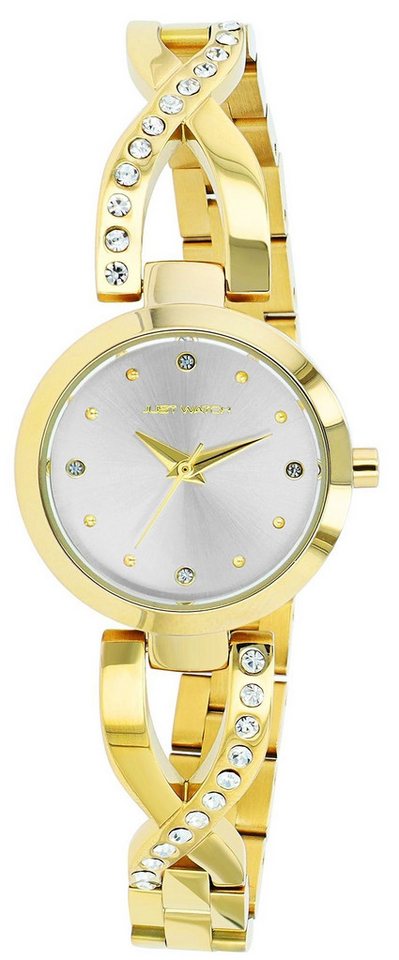 Just Watch Quarzuhr Relana mit Edelstahlarmband, Similisteine, Mineralglas Just Watch Quarzuhr Relana mit Edelstahlarmband, Similisteine, Mineralglas von Just Watch