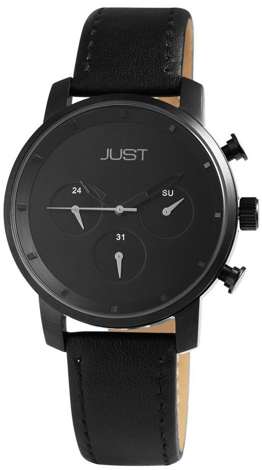 Just Watch Quarzuhr Ryder Just Herrenuhr Multifunktionswerk Echtlederband von Just Watch