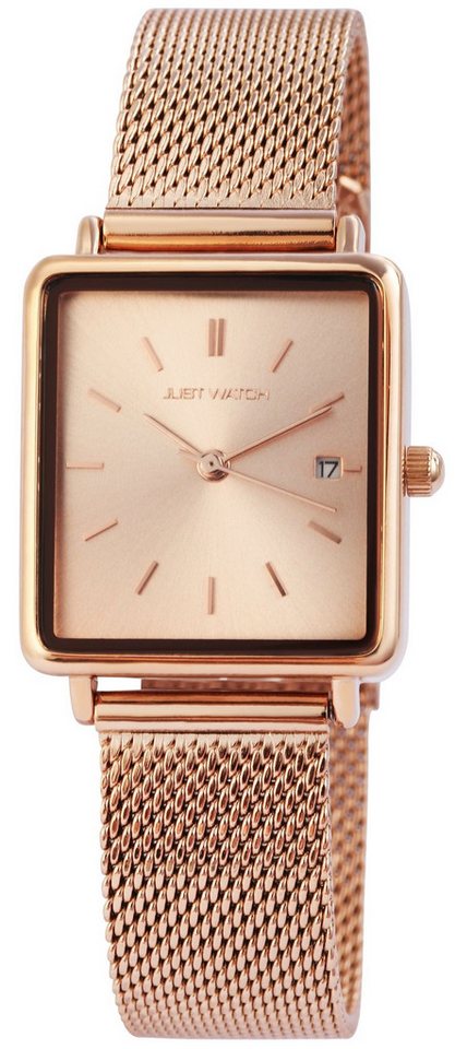Just Watch Quarzuhr Sienna Milanaise, Edelstahl, schlichte Eleganz, Damen, Slimline von Just Watch