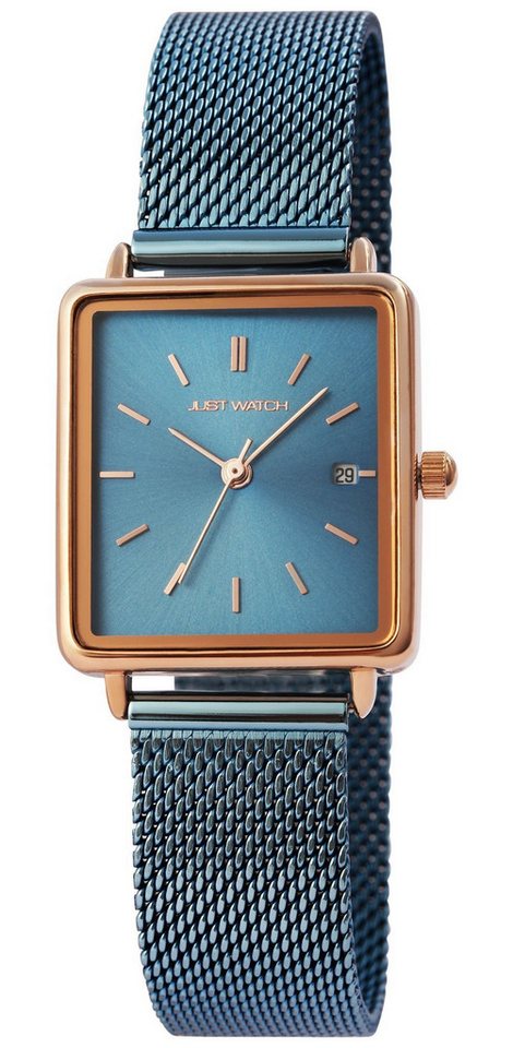 Just Watch Quarzuhr Sienna Milanaise, Edelstahl, schlichte Eleganz, Damen, Slimline von Just Watch