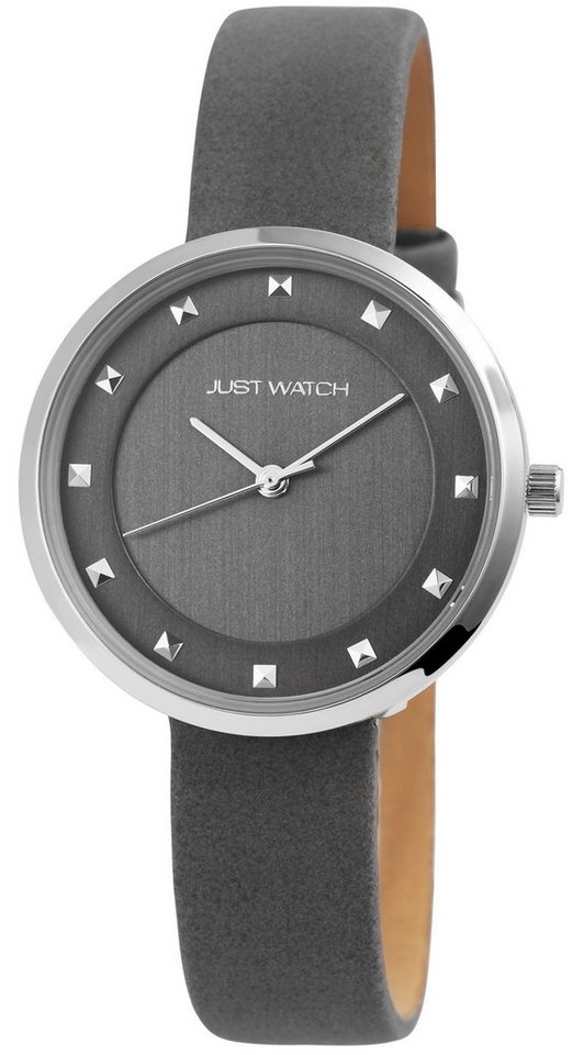 JUST WATCH Quarzuhr Stacey mit Echtlederarmband, 3 ATM, inkl. Geschenkbox von JUST WATCH