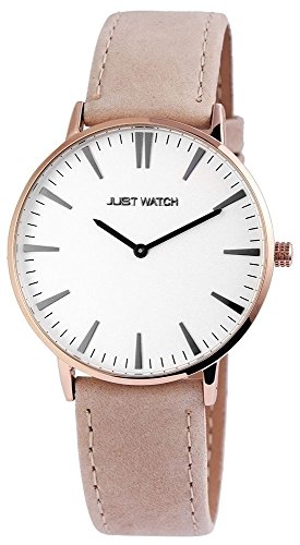 JUST WATCH Unisex-Uhr JW002 Slimline Armbanduhr Analog Quarz JW20004 von JUST WATCH