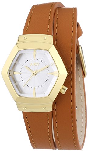 Just Watches Damen-Armbanduhr Analog Quarz Leder 48-S2243-GD-SL Just Watches Damen-Armbanduhr Analog Quarz Leder 48-S2243-GD-SL von Just Watches