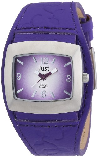 Just Watches Damen-Armbanduhr Analog Quarz Leder 48-S8978-PR von Excellanc