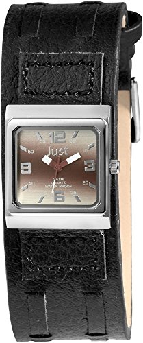Just Watches Damen-Armbanduhr Analog Quarz Leder 48-S9237L-LRD von Excellanc