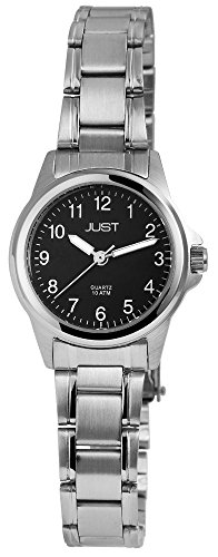 Just Watches Damen-Armbanduhr XS Analog Quarz Edelstahl 48-S41043-BK von Excellanc