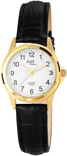 Just Watches Herren-Armbanduhr Analog Leder 48-S31025A-GD von Just
