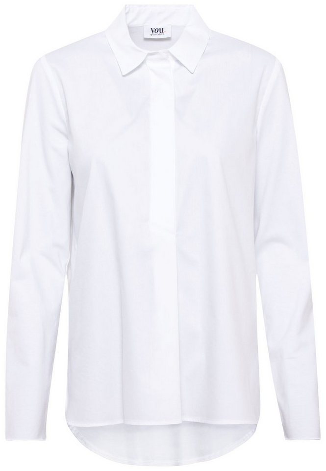 Just White Hemdbluse Bluse 1/1 Arm von Just White