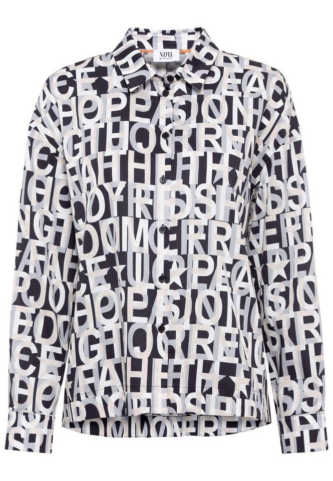 Just White Hemdbluse Bluse 1/1 Arm von Just White