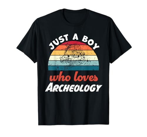 Just A Boy Who Loves Archäologie Kids Archäologie Jungen T-Shirt Just A Boy Who Loves Archäologie Kids Archäologie Jungen T-Shirt von Just a Boy Who Loves Archeology Kids Tees