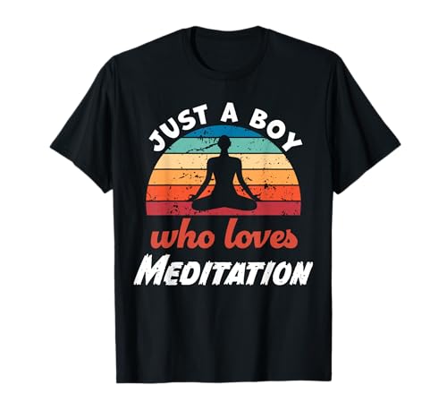 Nur ein Junge, der Meditation liebt, Kinder, Meditation, Jungen T-Shirt Nur ein Junge, der Meditation liebt, Kinder, Meditation, Jungen T-Shirt von Just a Boy Who Loves Meditation Kids Tees