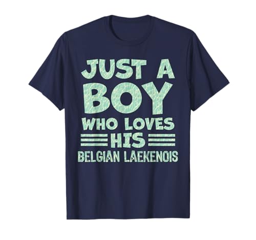 Funny Boy Belgischer Laekenois, Kinder Sohn Jungen T-Shirt von Just a Boy who loves