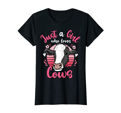 Kuh Just a Girl Who Loves Cows T-Shirt von Just a Girl Who Loves Cows