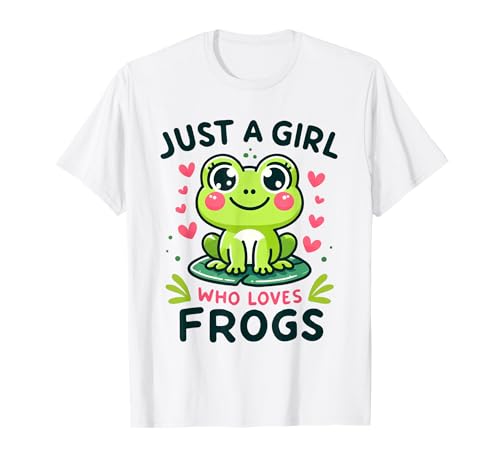Cute Frogs - Just a Girl Who Loves Frogs For Frogs Lovers T-Shirt Cute Frogs - Just a Girl Who Loves Frogs For Frogs Lovers T-Shirt von Just a Girl Who Loves Frogs
