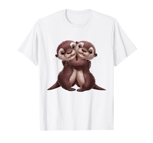 Niedliche Otter für Mädchen, niedliches Otter-Outfit für Kinder T-Shirt Niedliche Otter für Mädchen, niedliches Otter-Outfit für Kinder T-Shirt von Just a Girl Who loves Otters Store by Stardust