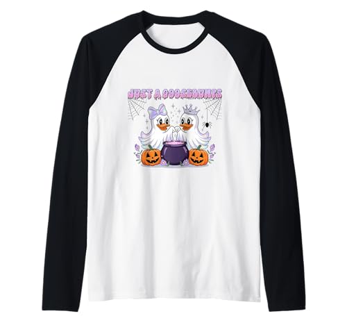Just a Goosebumps Shirt Nette Witch Ghost Cauldron Mädchen Raglan Just a Goosebumps Shirt Nette Witch Ghost Cauldron Mädchen Raglan von Just a Goosebumps Tee Shirts for Halloween Girls