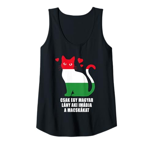 Damen Just a Hungarian Girl Who Loves Cats – Magyar Flag Tank Top Damen Just a Hungarian Girl Who Loves Cats – Magyar Flag Tank Top von Just a Hungarian Girl Who Loves Cats
