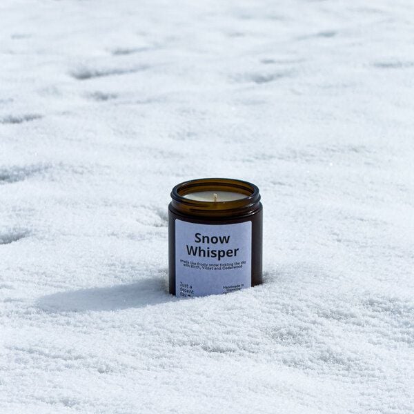 Just a decent day Snow Whisper - Duftkerze - Handmade - Sojawachs Just a decent day Snow Whisper - Duftkerze - Handmade - Sojawachs von Just a decent day