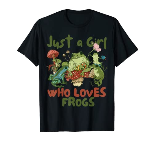 Just a girl who loves Frogs Cute Frogs T-Shirt Just a girl who loves Frogs Cute Frogs T-Shirt von Just a girl who loves Frogs Cute Frog